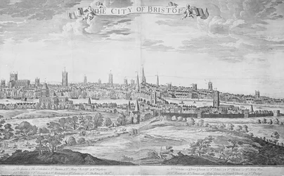 Die Stadt Bristol, 1717